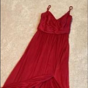 David’s Bridal gown size 6. Color APPLE. WORN ONCE